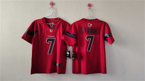Womens Houston Texans #7 C.J. Stroud Red Vapor Untouchable Limited Stitched Jersey->women nfl jersey->Women Jersey